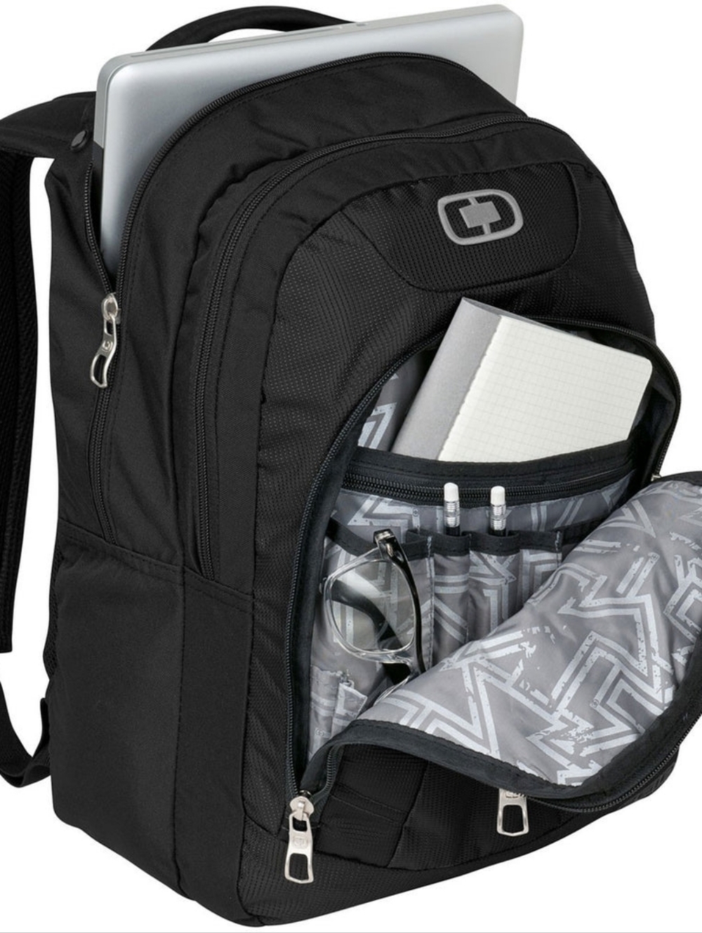 OGIO Colton Black & Silver Backpack - Picture 2 of 11